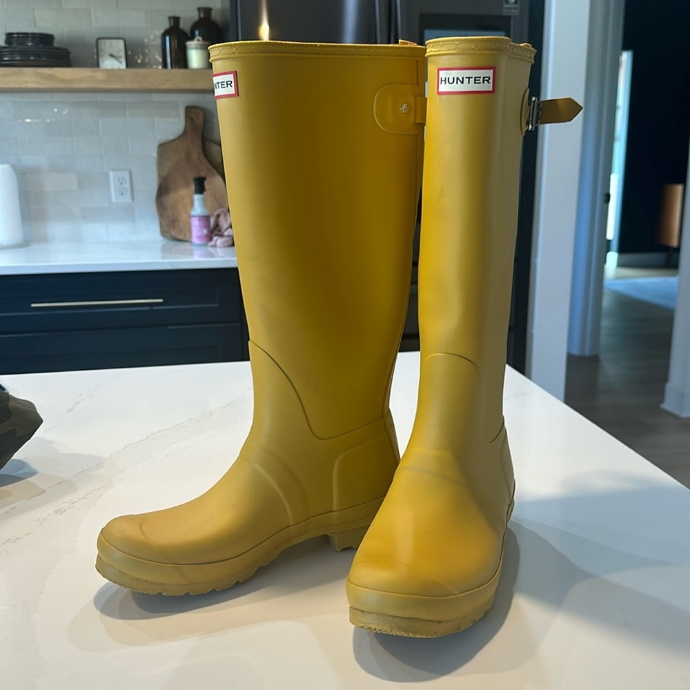 Hunter Rain Boots Tall Adjustable